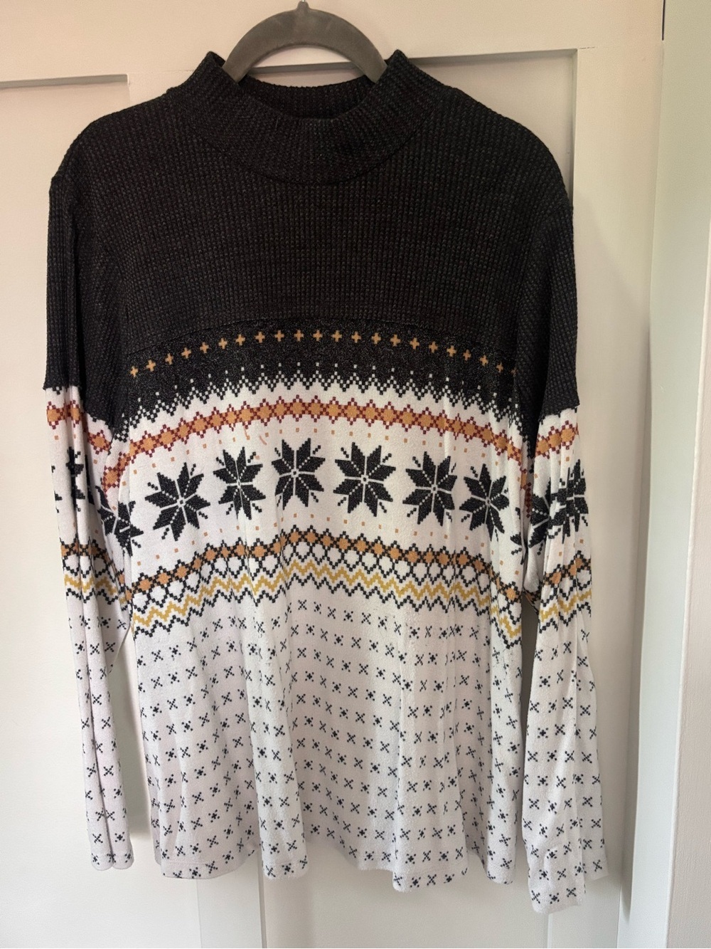 Maurices Soft Fair Isle Winter Top 1X